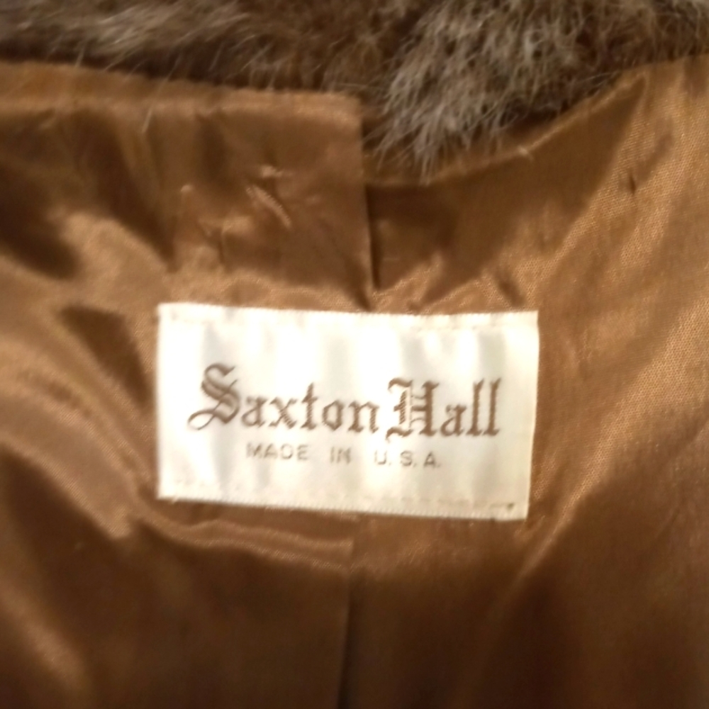 Faux fur coat